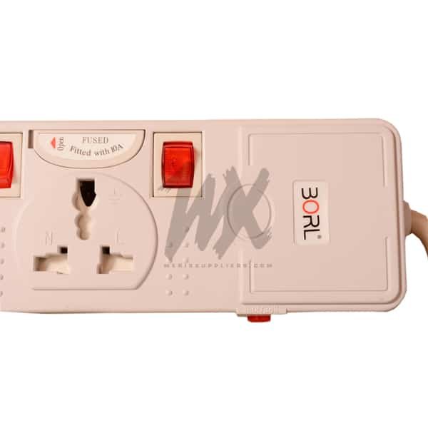 BORL Extension Cable Socket with Surge Protection BORL Extension Cable Socket with Surge Protection