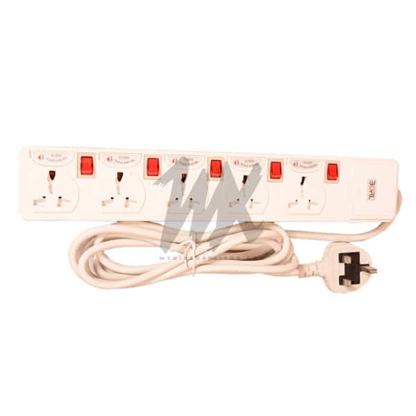 BORL Extension Cable Socket with Surge Protection BORL Extension Cable Socket with Surge Protection