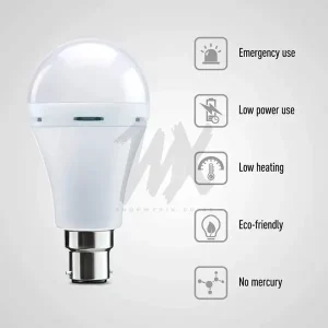Intelligent Rechargeable LED Emergency Bulb