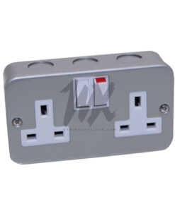 Metallic Double Socket