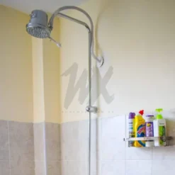 CHROME (Plastic) Instant Shower Head CHROME Instant Shower Head