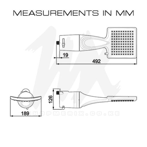 Loren Shower Ultra Multitemperature Shower Head