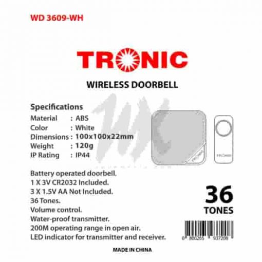 wireless_doorbell_tronic_wd_3609_white_1