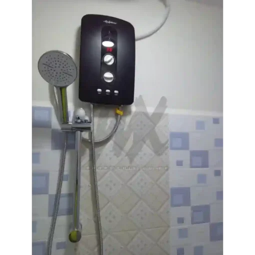 Anlabeier Tankless Heater with Pump Instant Shower - Black