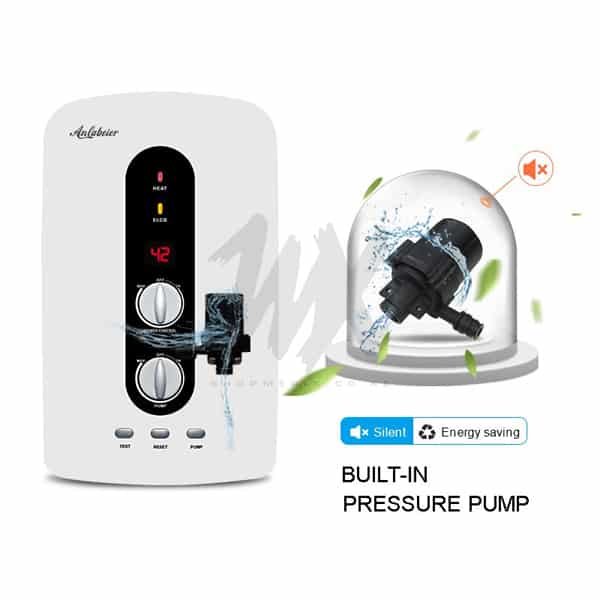 Anlabeier Tankless Heater with Pump Instant Shower + HAND SHOWER - For Extremely Salty Water Anlabeier Tankless Heater with Pump Instant Shower