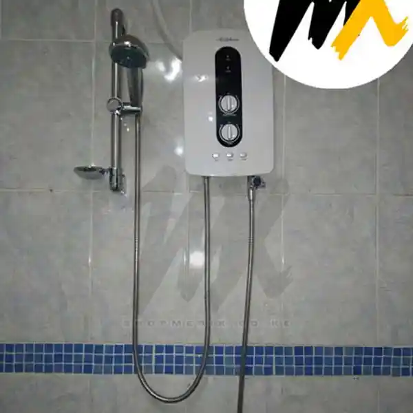 Anlabeier Tankless Heater with Pump Instant Shower + HAND SHOWER - For Extremely Salty Water Anlabeier Tankless Heater with Pump Instant Shower
