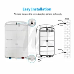 LIRLEE Tankless Instant Water Heater with Pump + Hand Shower - For Extremely Salty Water - OFFER!!! LIRLEE Tankless Heater with Pump Instant Shower