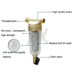 First Stage Whole House Sediment Water Filter – Fine Mesh Pre-Filter First Stage Whole House Sediment Water Filter – Pre Filter
