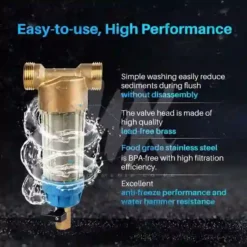 First Stage Whole House Sediment Water Filter – Fine Mesh Pre-Filter First Stage Whole House Sediment Water Filter – Pre Filter
