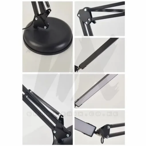 Adjustable Dimmable USB LED Desk Lamp - With Base