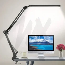 Adjustable Dimmable USB LED Desk Lamp With Clamp